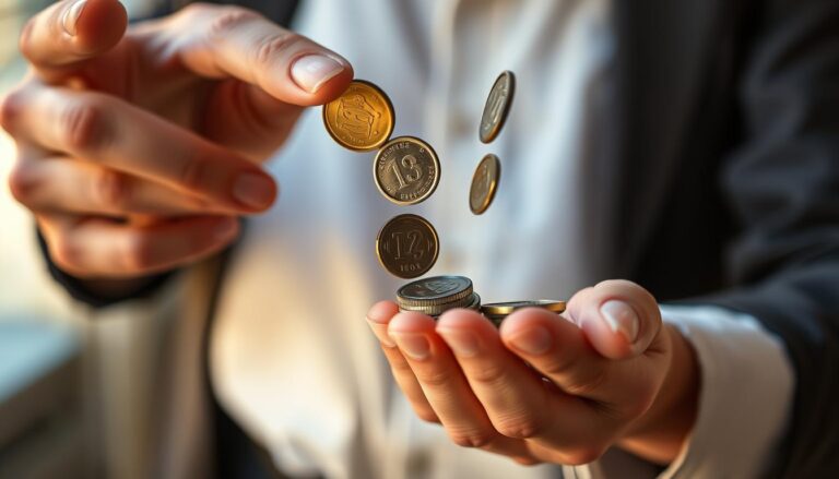 Zaubertricks mit Münzen